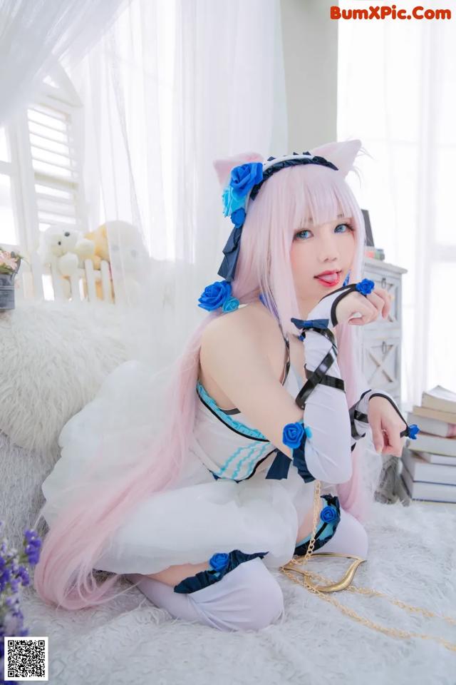 Coser@Sally多啦雪 (Sally Dorasnow): Nekopara Vanilla Lingerie (40 photos)